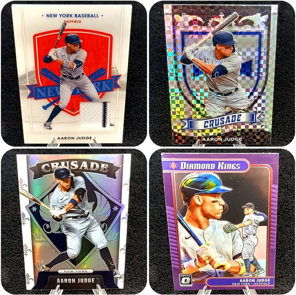 Aaron Judge Inserts plus Pinstripe Patch Baseball Card Lot, New York Yankees
